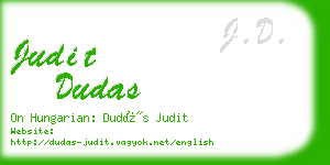 judit dudas business card